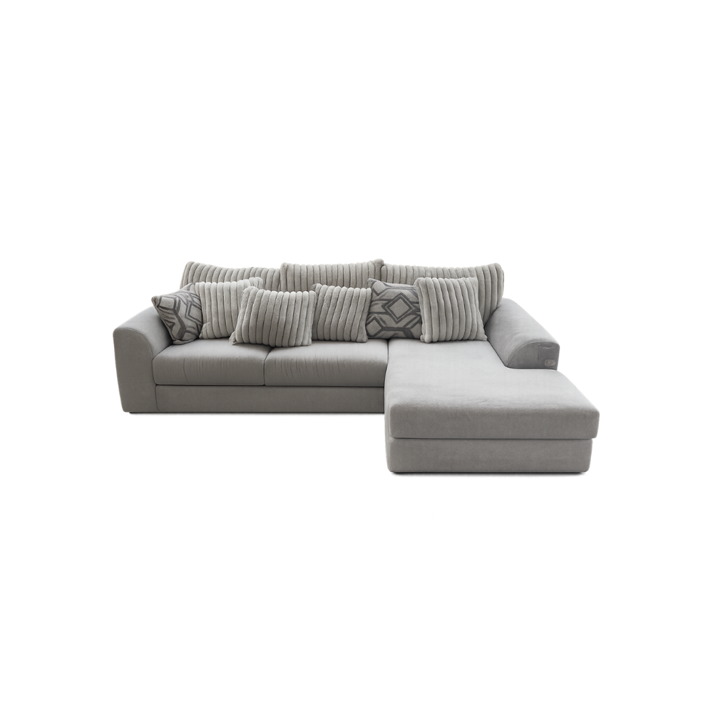 Sofá Chaise Longue Derecho Evergreen Dove Gris