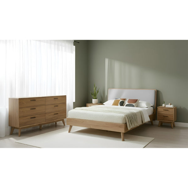 Cama Queen Toronto en walnut Tennessee