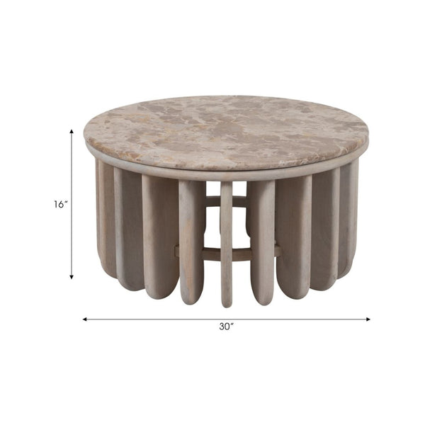 Mesa de centro Wood & Marble