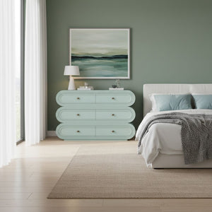 Gavetero Ovalado de 6 Gavetas