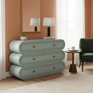 Gavetero Ovalado de 6 Gavetas