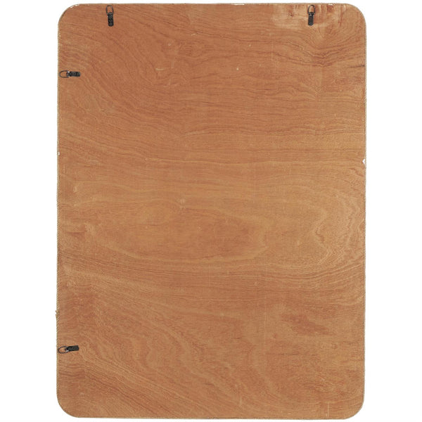 Espejo de pared tejido a mano con cuerda de yute