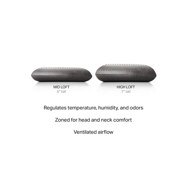 Almohada Shoulder Zoned Dough® Bamboo Charcoal