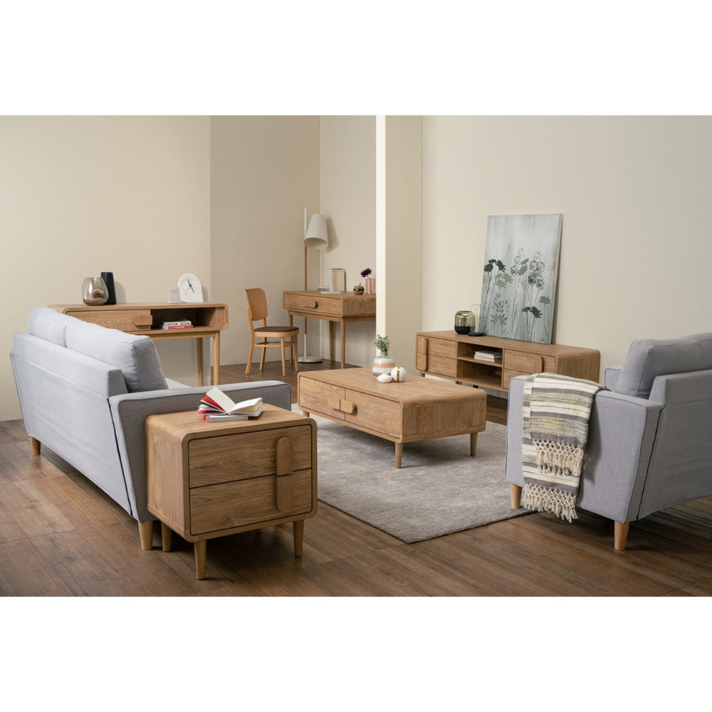 Mesa de centro Lome en oak natural