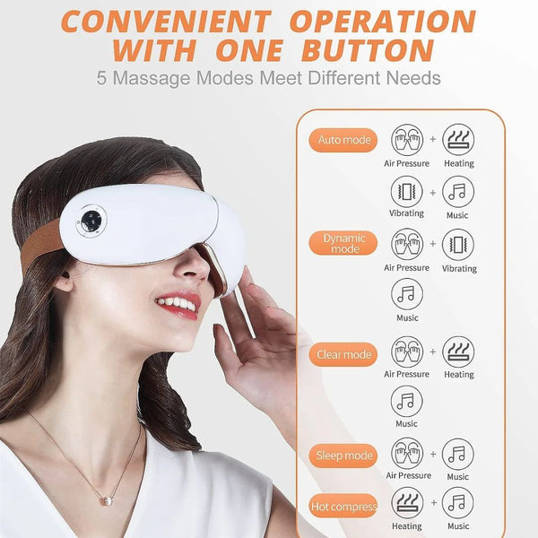 Masajeador de ojos plegable