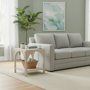 Mesa Auxiliar Vannes Cuadrada en Putty