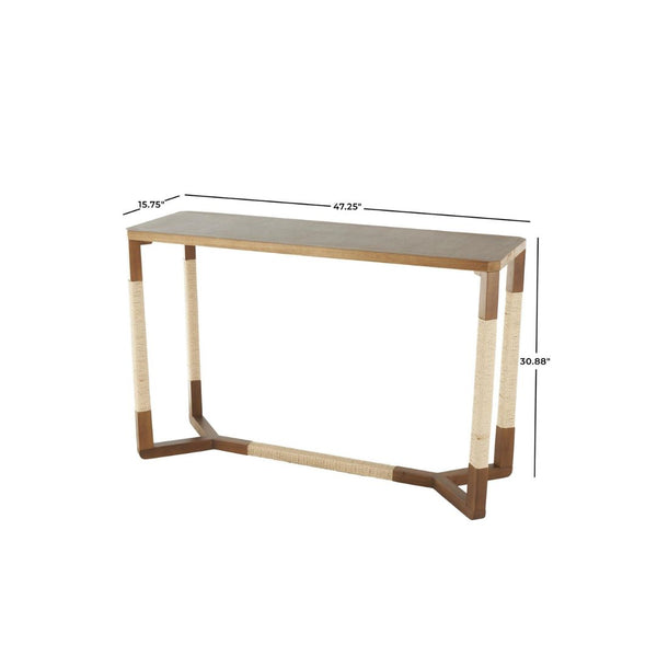 Mesa Consola de madera marrón