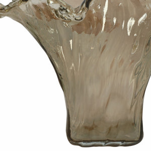 Jarrón Fiastra ancho en vidrio artístico italiano – 19"