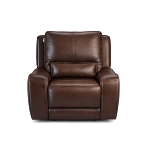 Sillón Reclinable Manual Leather Puccini Marrón