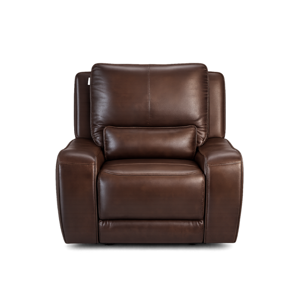 Sillón Reclinable Manual Leather Puccini Marrón