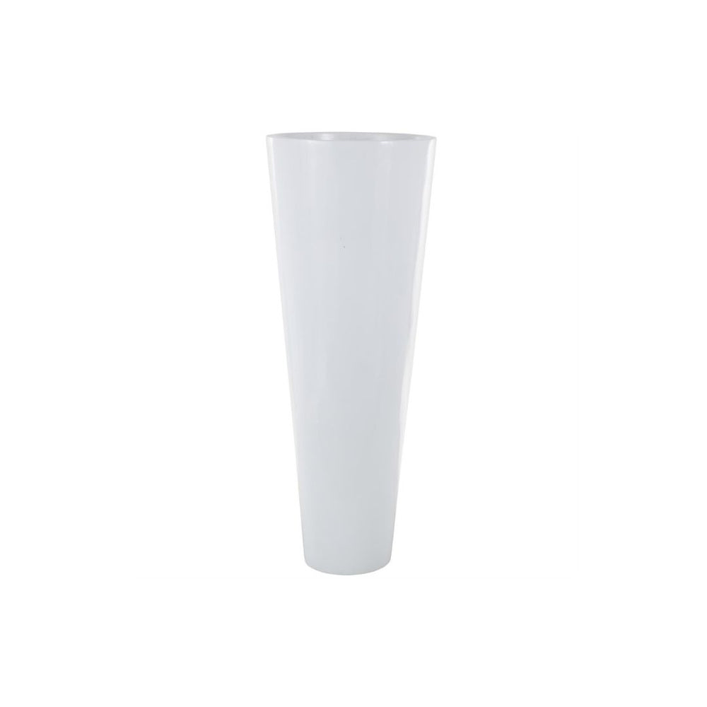 Jarrón Decorativo de Piso Blanco