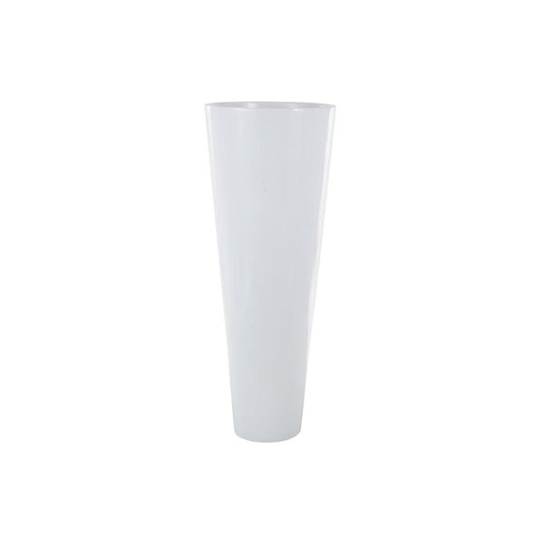 Jarrón Decorativo de Piso Blanco