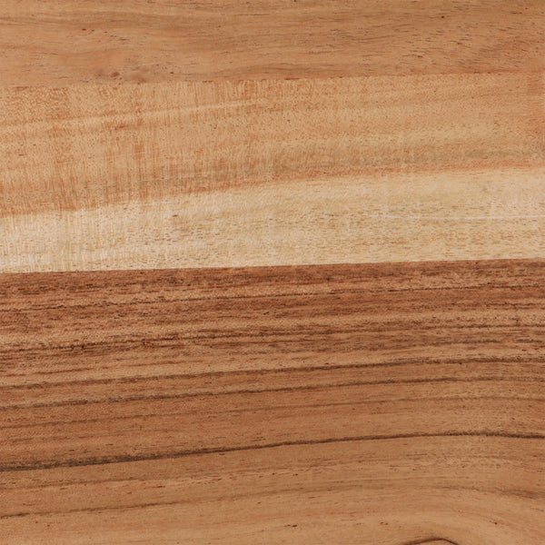 Mesa consola de madera de acacia con patas curvas – 51"