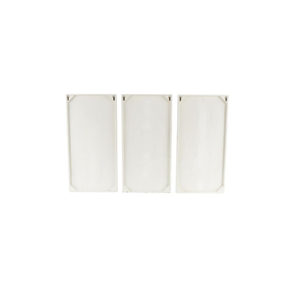 Set de 3 Paneles Decorativos de Pared con Mapamundi 3D