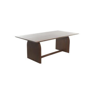 Mesa de comedor en madera de mango con patas arqueadas – 6 puestos
