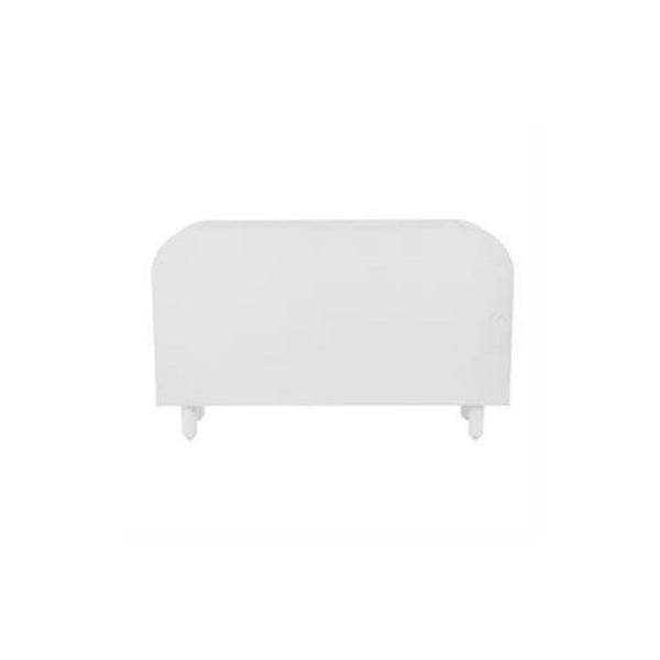 Consola Geométrica Blanca con 2 Cajones