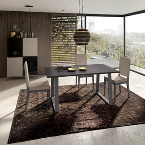 Mesa de comedor Kali extensible efecto mármol Italy