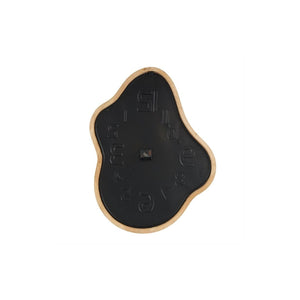Reloj de Pared Decorativo Ondulado Negro y Marrón