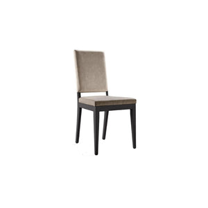 Silla de comedor Kali en eco leather taupe