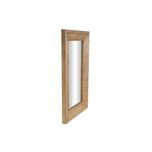 Espejo de piso en madera con acabado natural – 55"