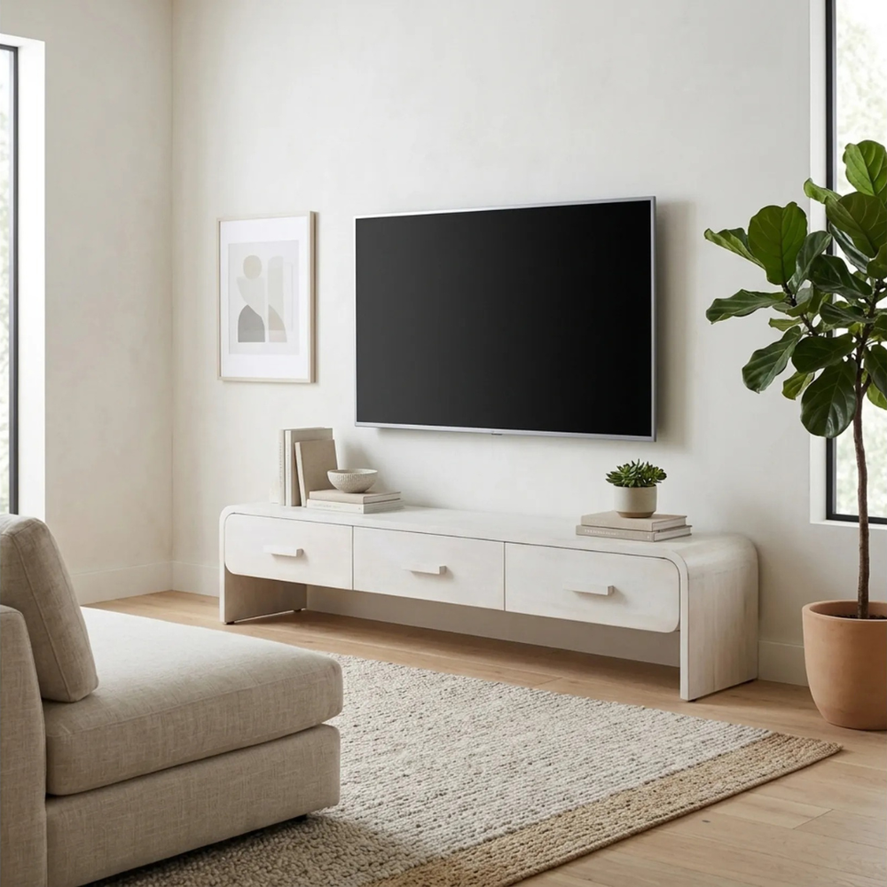 Mueble TV White/Wash