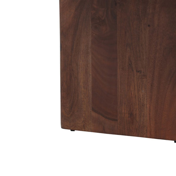 Mesa de centro Somerset en mármol negro y madera 39″
