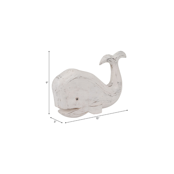 Adorno Ballena Blanca