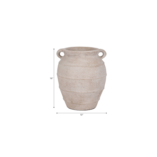 Jarron Terracota Ivory