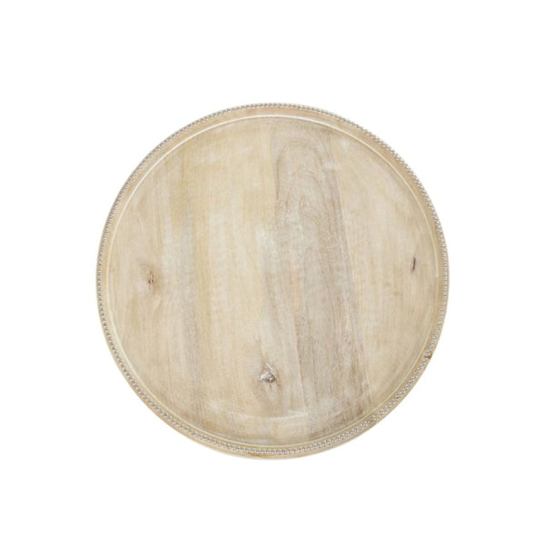 Mesa Lateral Redonda Farmhouse Crema – Grayson Lane