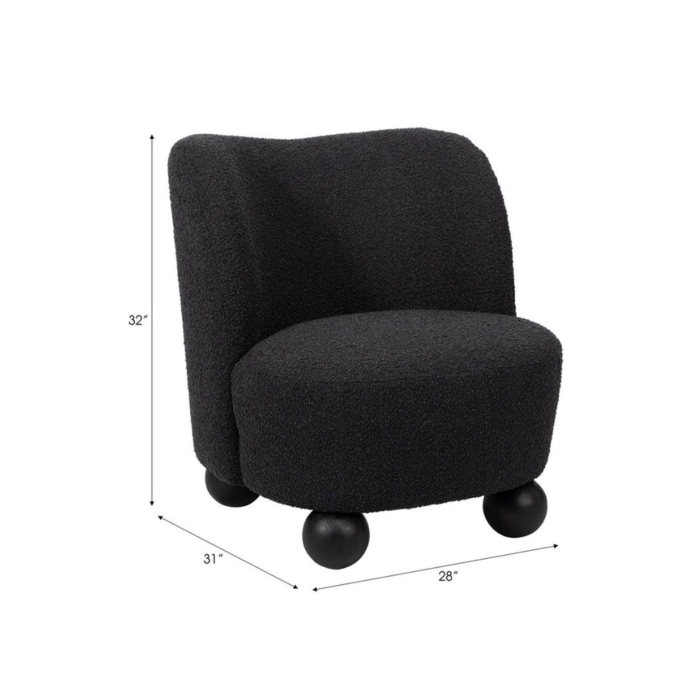 Butaca Ball-Foot en Negro