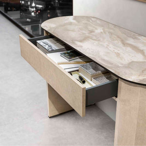 Consola Dune Sand contemporánea italiana