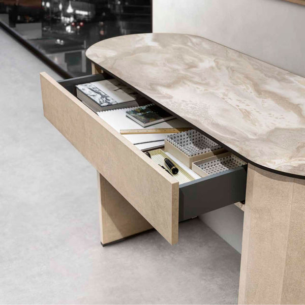 Consola Dune Sand contemporánea italiana