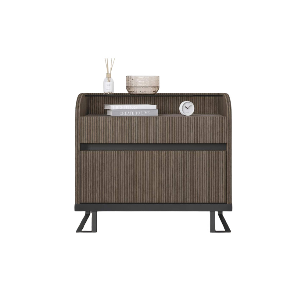 Mesa de noche Hexagon contemporánea italiana