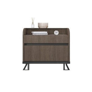 Mesa de noche Hexagon contemporánea italiana