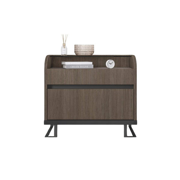 Mesa de noche Hexagon contemporánea italiana