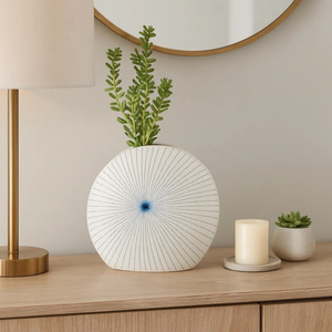 Adorno de Mesa White/Blue