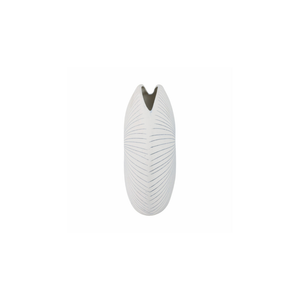Florero Shell White/Blue