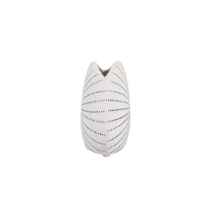 Florero de Shell White/Blue