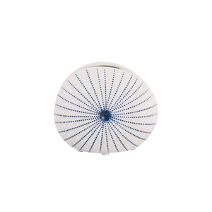 Florero de Shell White/Blue