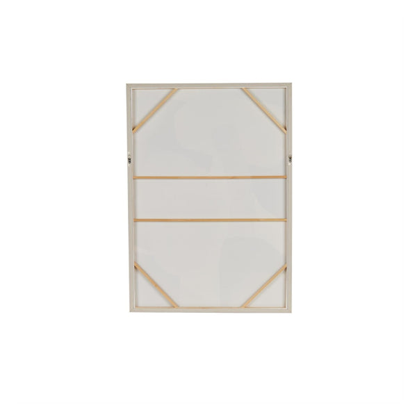 Cuadro Decorativo Abstracto en Madera con Formas Orgánicas
