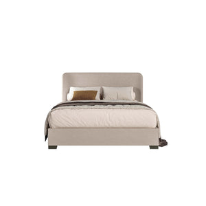 Cama Silvia King Size tapizada en Sand