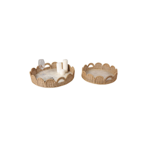 Bandeja Gde Ivory/Tan 23"