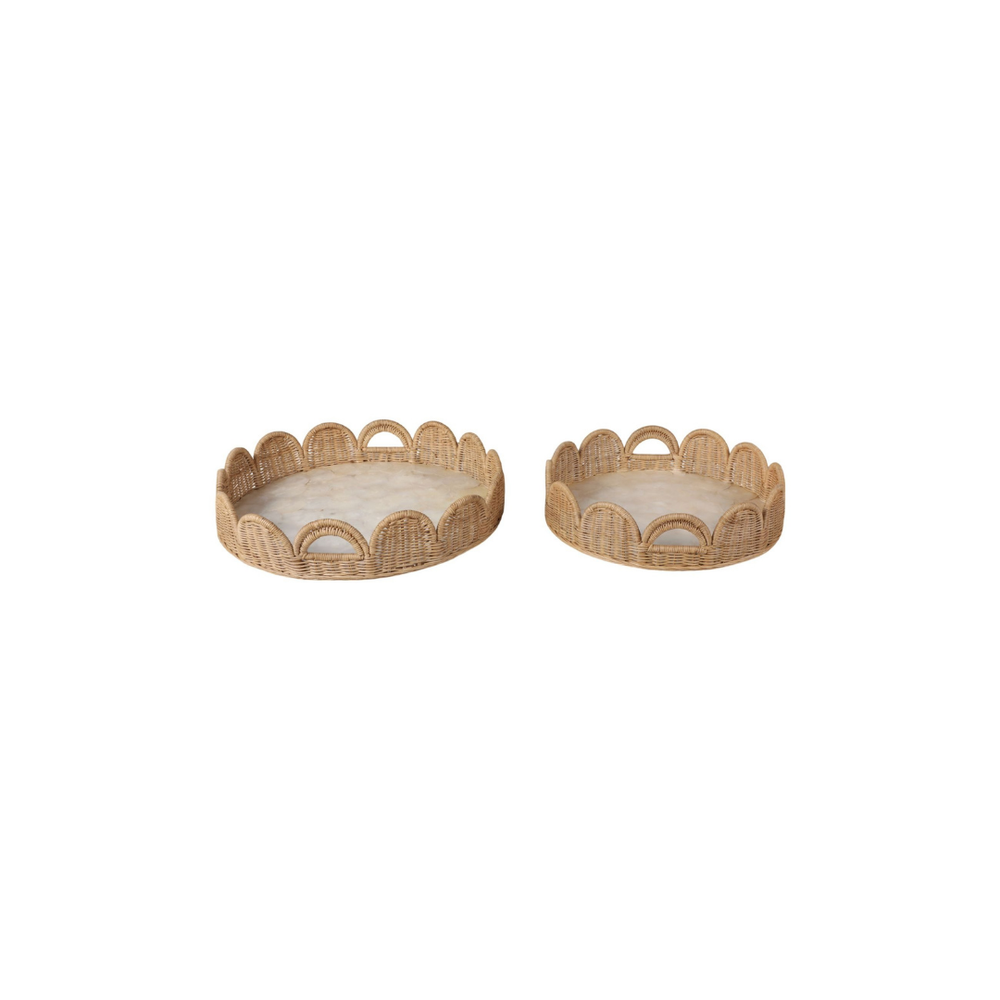 Bandeja Gde Ivory/Tan 23"