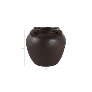 Jarrón 14X12 Marrón