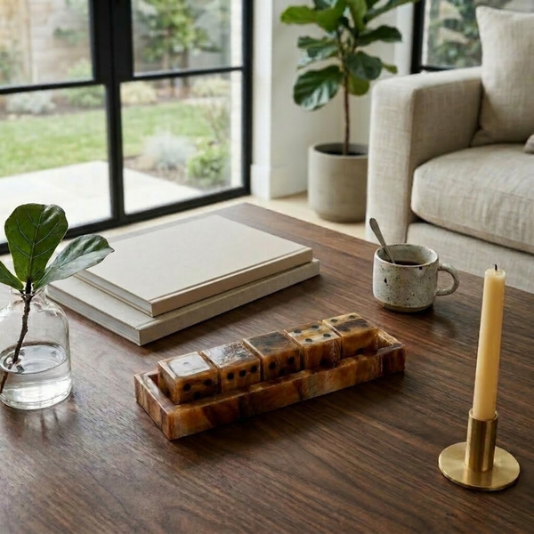 Juego de Dados Marrón