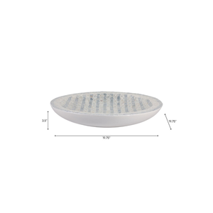 Bowl Capiz Blue