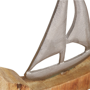 Adorno Mesa Sailboat Silver/Natural