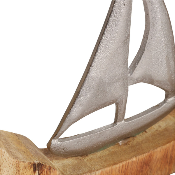 Adorno Mesa Sailboat Silver/Natural