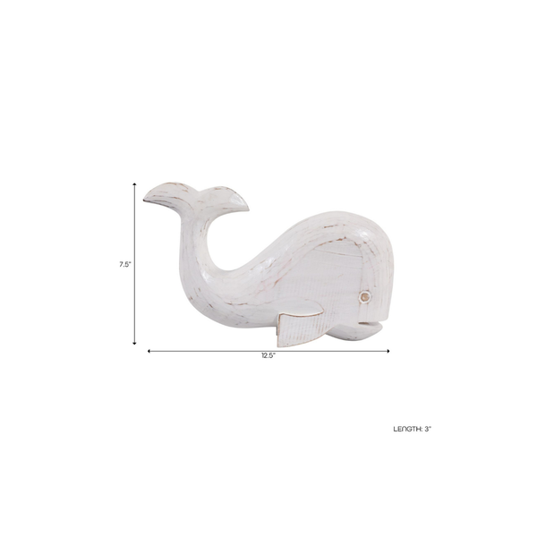 Adorno Ballena Blanco