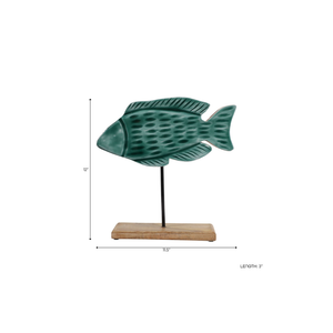 Adorno De Pez Azul